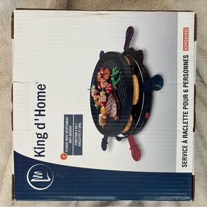 Black Raclette Grill